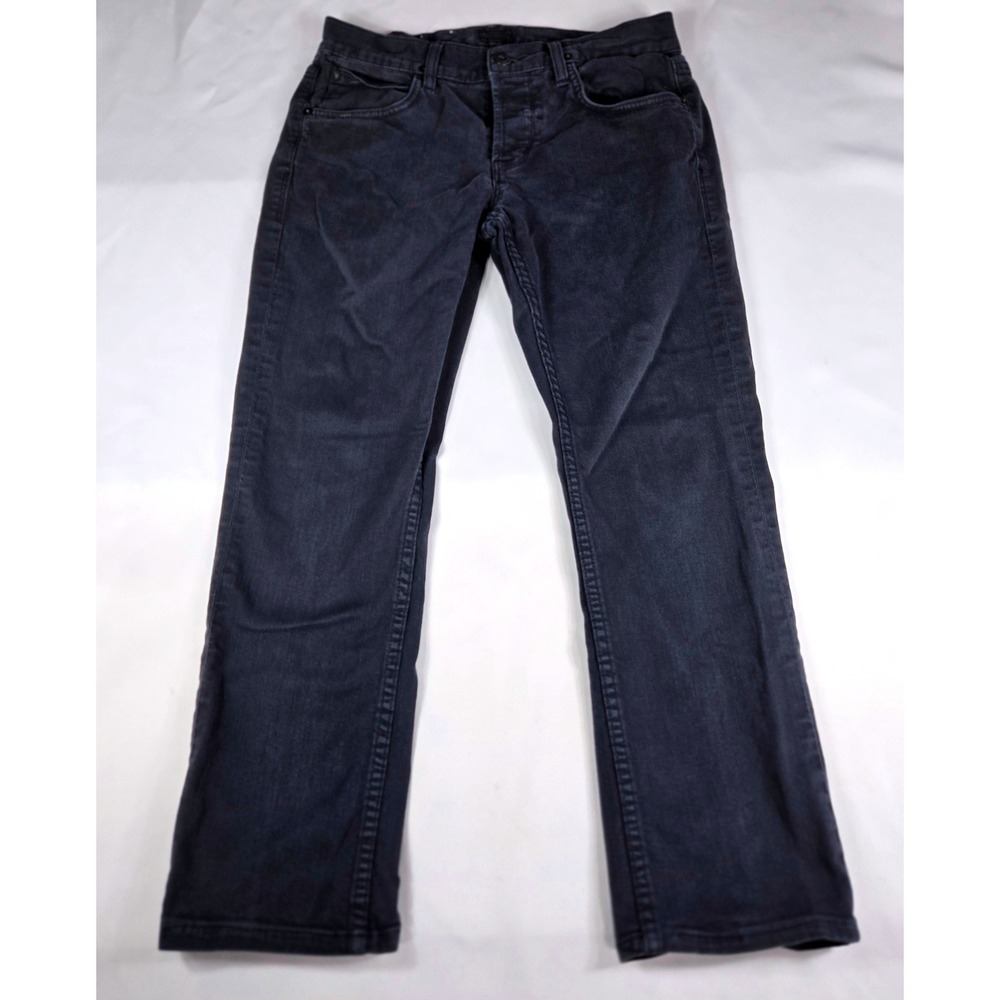 Hudson Byron Five Pocket Straight Jeans Mens Size 29 x 27 MDN Wash‎ Denim Blue